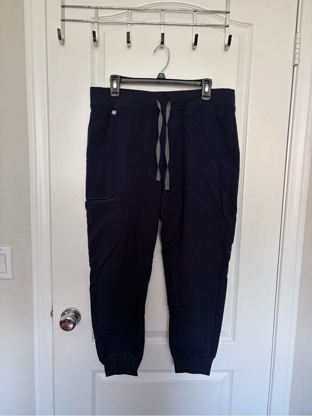 FIGS Navy Jogger Pants with Drawstring Waist
